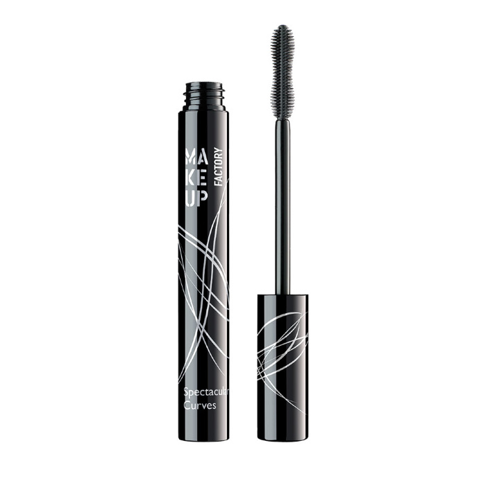 Тушь для ресниц Make Up Factory удлинение, подкручивание, разделение Spectacular Curves  