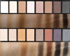 Палетка теней Makeup Revolution Iconic Pro 1 - Свотчи палетки теней Makeup Revolution Iconic Pro 1