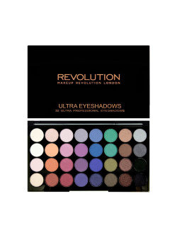 Палетка теней Makeup Revolution Ultra 32 Shade Eyeshadow Palette Mermaids Forever