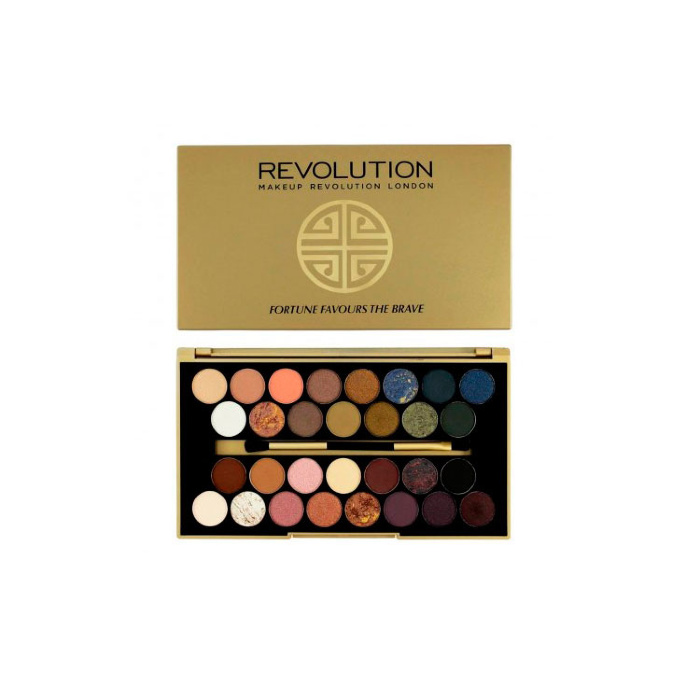 Палетка теней Makeup Revolution 30 Eyeshadow Palette Fortune Favours The Brave 